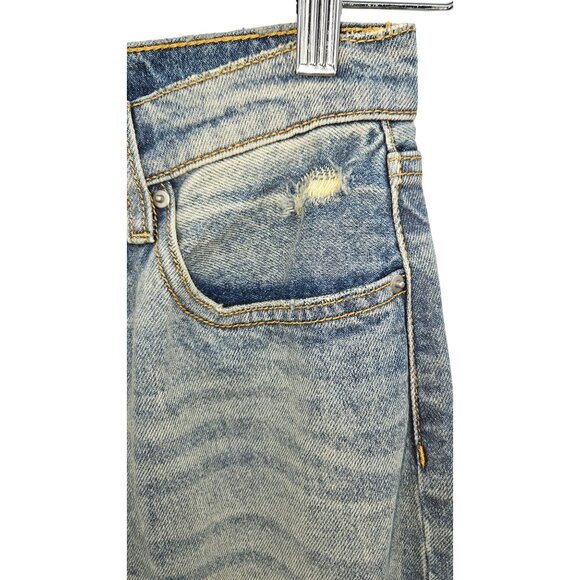 NWT WeWoreWhat The Danielle High Rise Vintage Straight Jeans 27 4 Light Wash - Picture 10 of 11